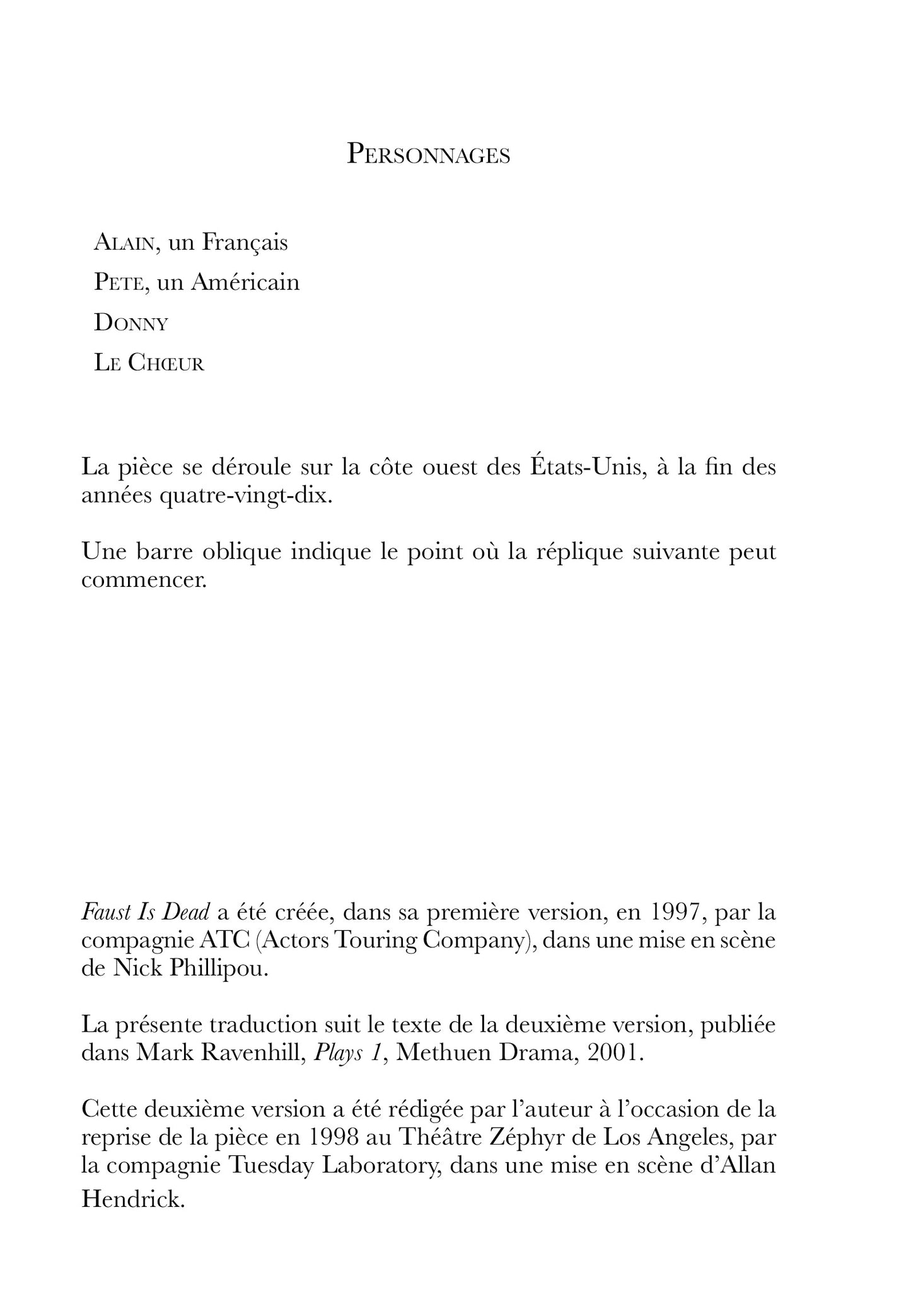 Faust Est Mort