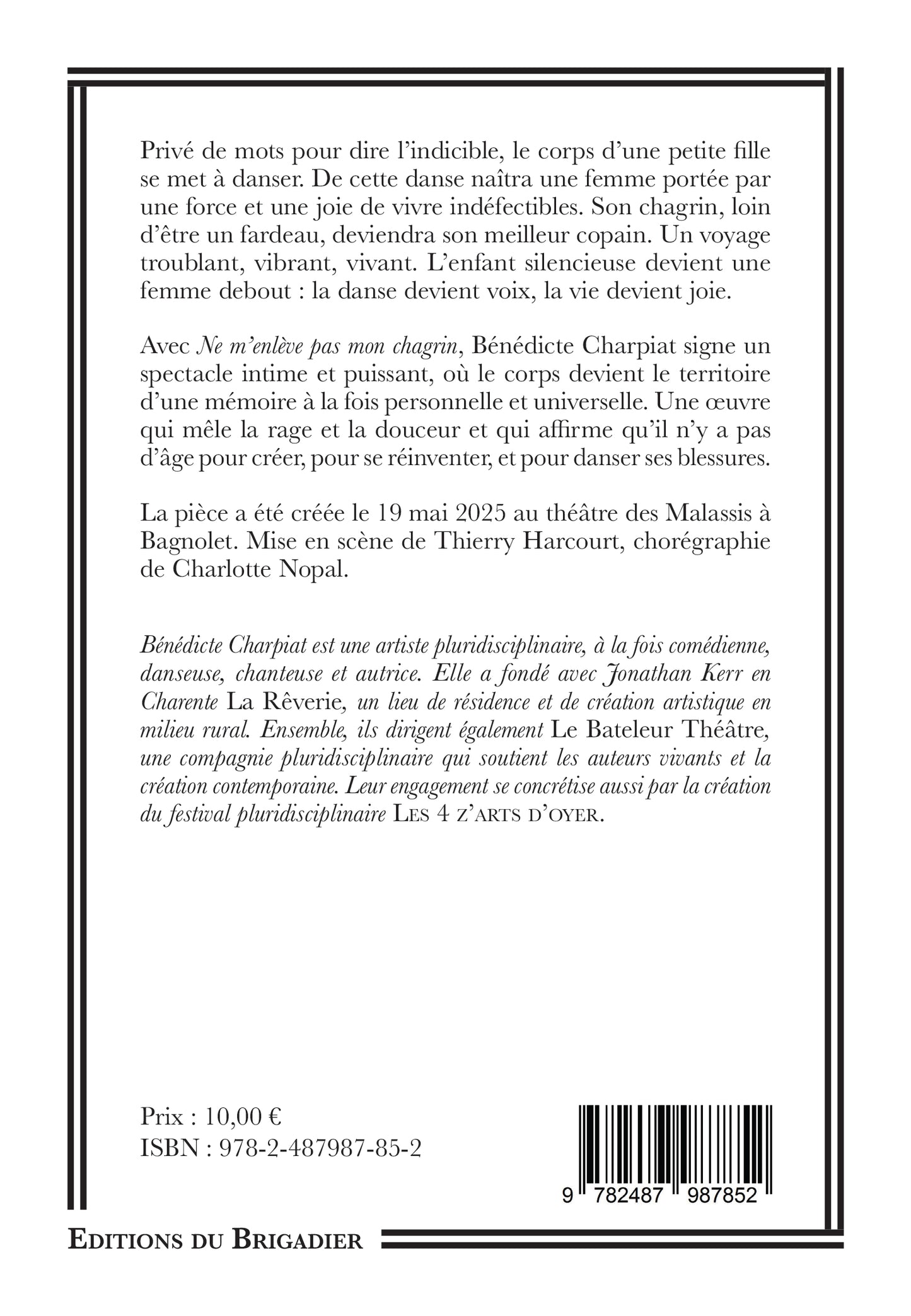 Ne m'enlève pas mon chagrin