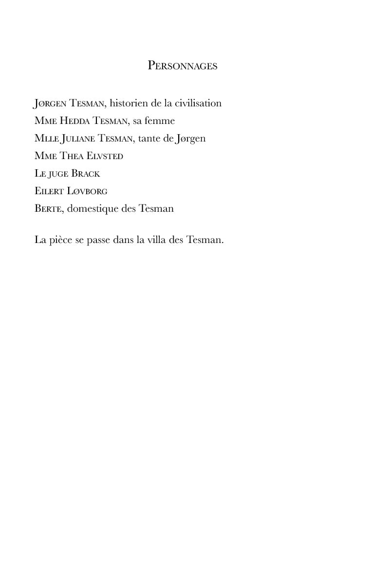 Hedda Gabler