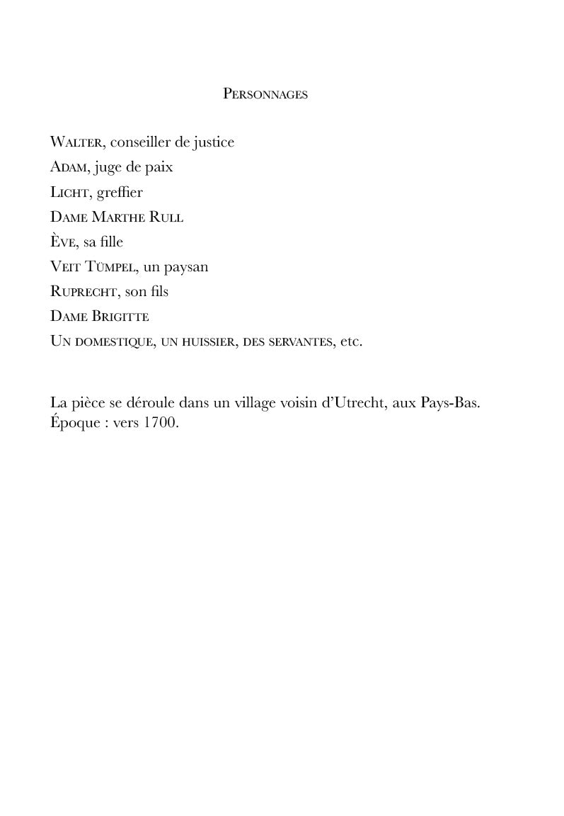 La Cruche Cassée