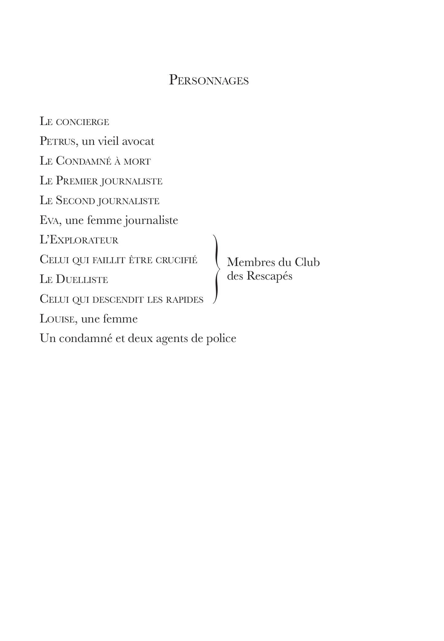 Le Condamné à Mort