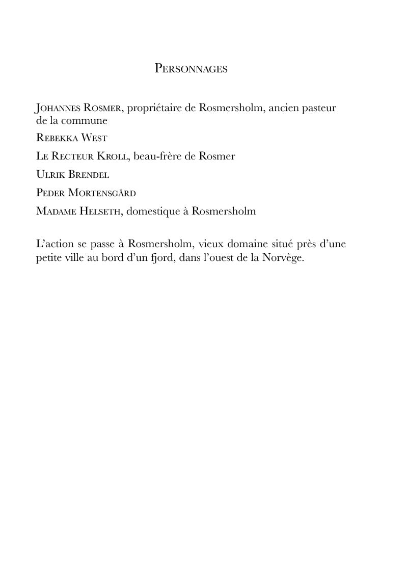 Rosmersholm