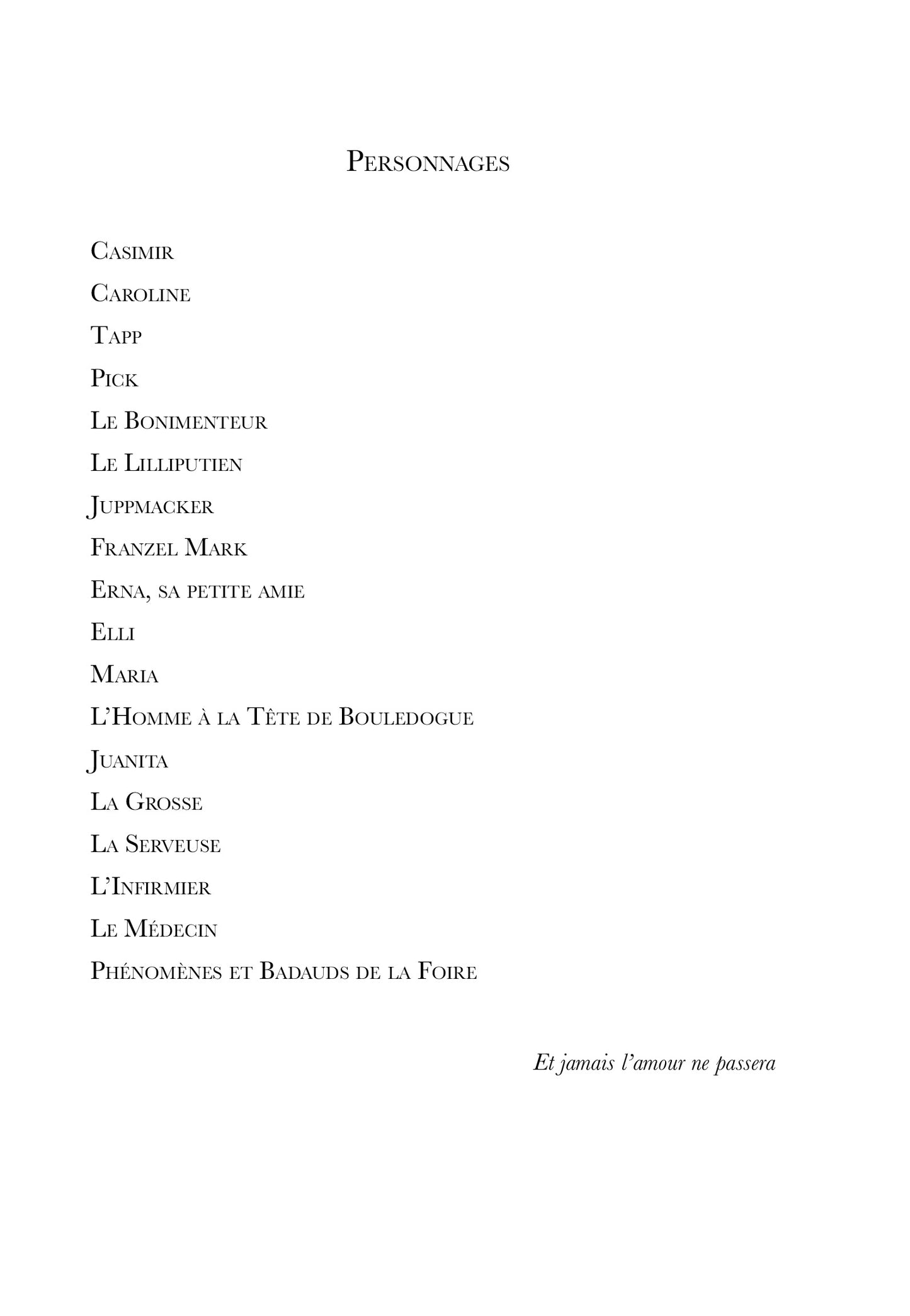 Casimir et Caroline