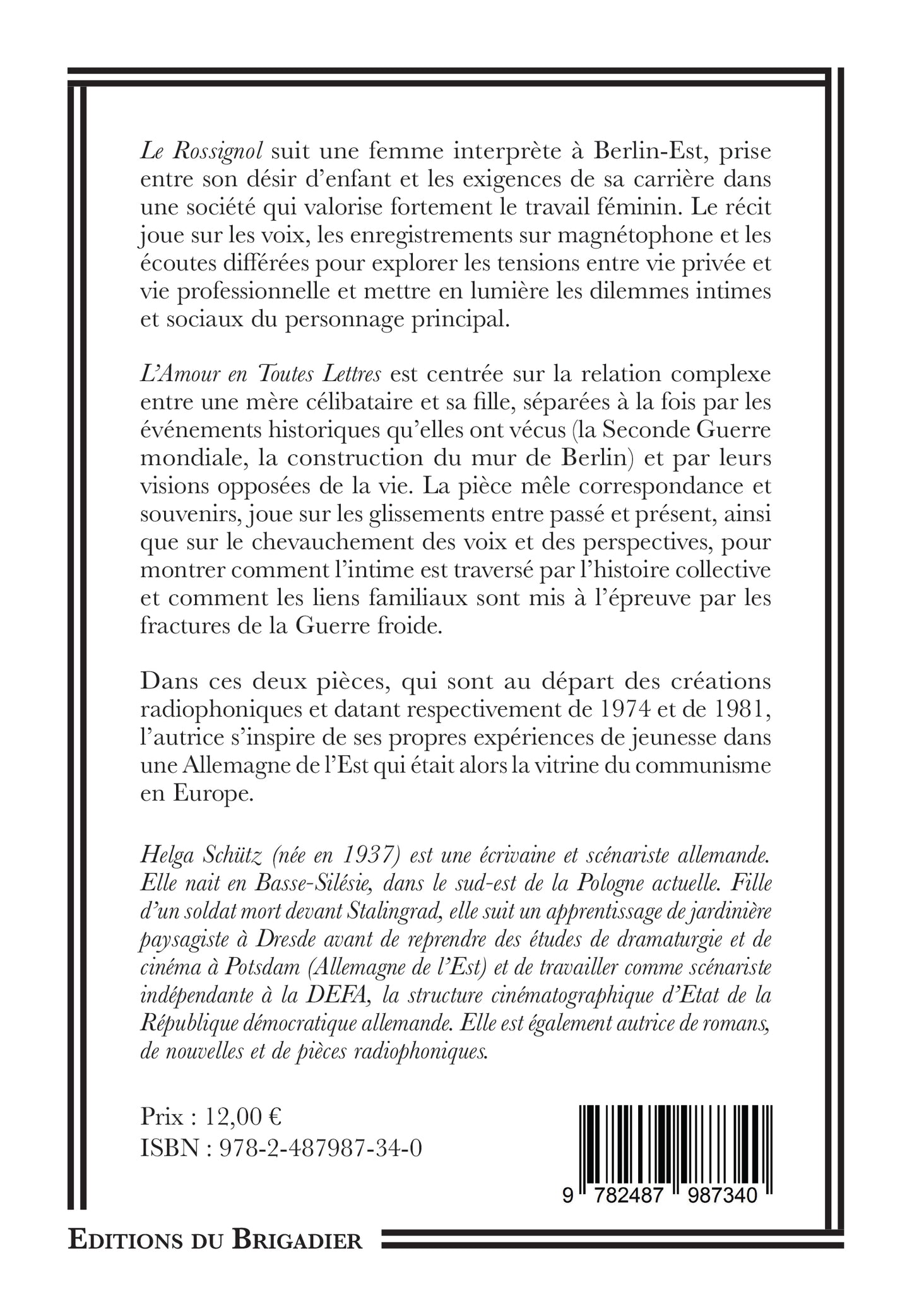 Le Rossignol * L'Amour en Toutes Lettres