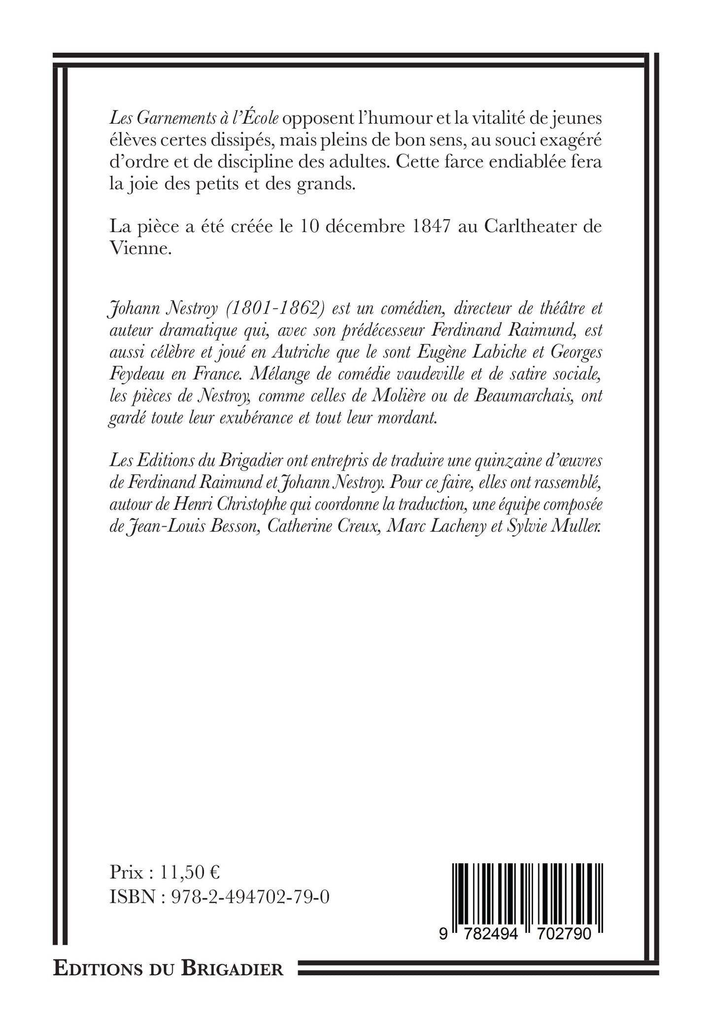 Les Garnements à l'Ecole