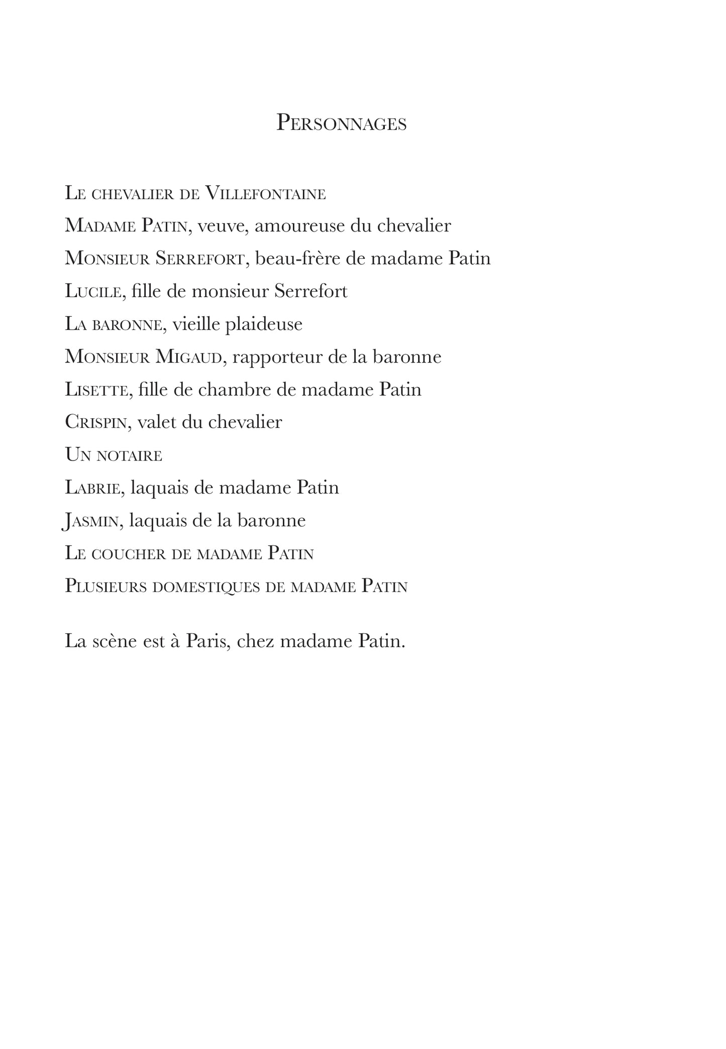 Le Chevalier à la Mode